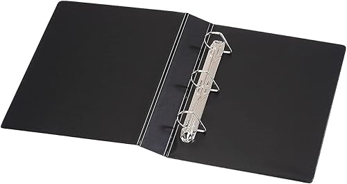 Miniatura 9 de Cardinal Slant-D - Carpeta de 3 anillas, tamaño oficial, anillos de 2 pulgadas, 43% reciclada, color negro (paquete de 2)