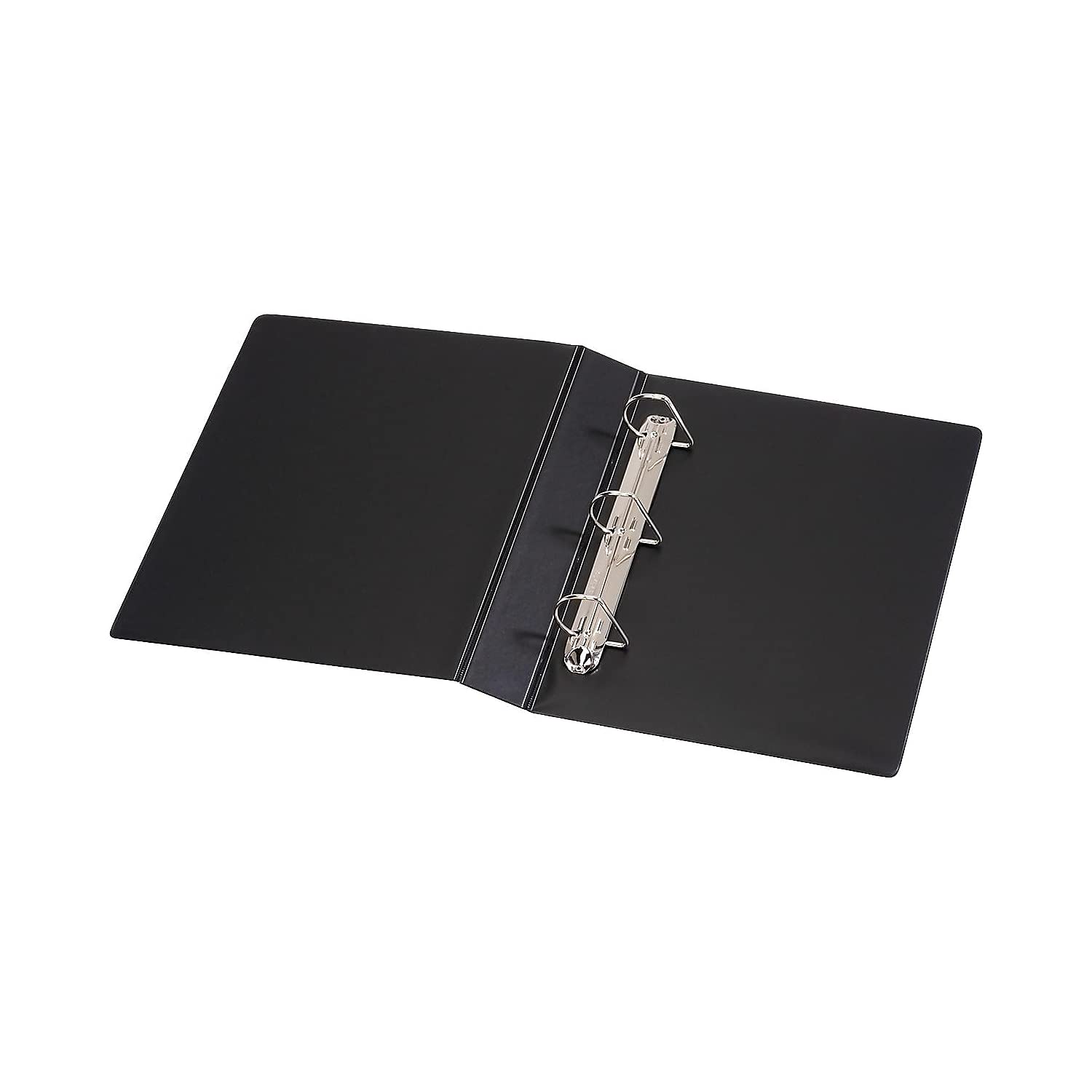 Cardinal Heavyweight vinyl slant-d ring binder w/label holder, Black