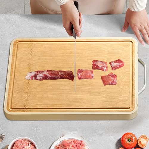 Planche à découper double face multifonction pour repas de famille