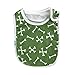 KUDL Premium Cute Baby Toddler Bibs Burp Burpy Cloths 4 Pack Gift Set Soft Absorbent Extra LARGE Feeding Reflux Drool Teething Bibs,Triple Adjustable Snap Buttons, Funny Boys & Girls