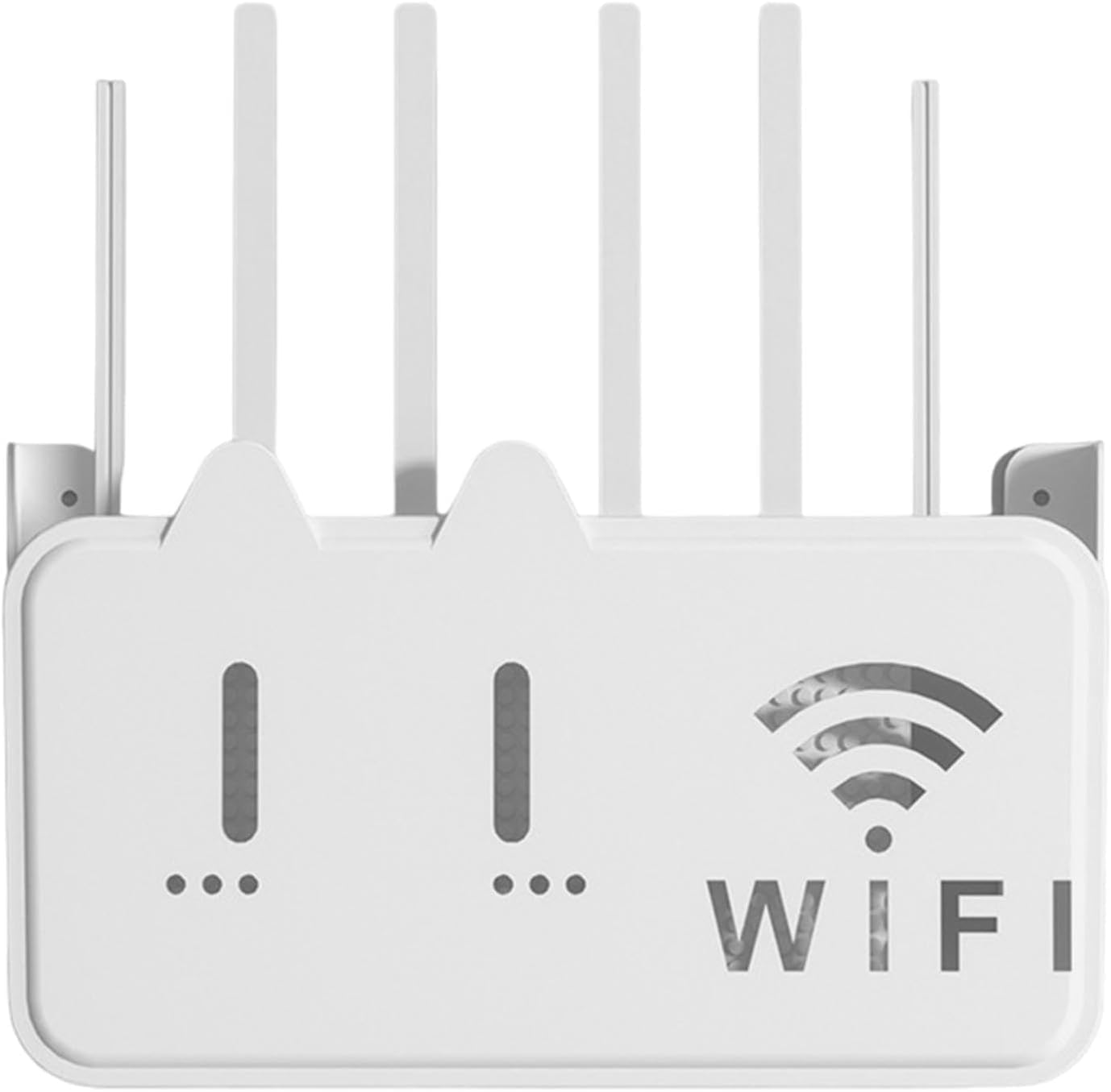 WiFi Router Holder Wall Mount – Universal Wall Shelf for Modem, Set-Top Box, Smart Devices – Space-Saving Cable Organizer Stand for Home & Office (Multicolor)