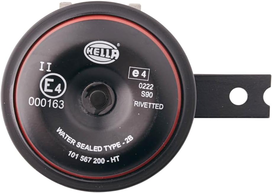 HELLA Signal Horn - STYLE HORN S90 SET - 12V - 111dB(A) - Frequency Range: 350/415Hz - High Tone/Low Tone - Electric - Flat Plug-in Connector - Quantity: 2-3AM 922 000-971