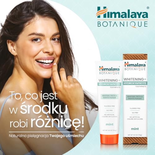 Himalaya Botanique Wybielająca hydroksyapatytowa pasta do zębów 113g