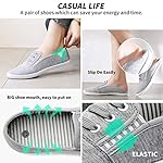 kufeiti Women's Canvas Slip On Shoes Sneakers for Women Fashion Comfortable White Black Elastic Sneakers for Women