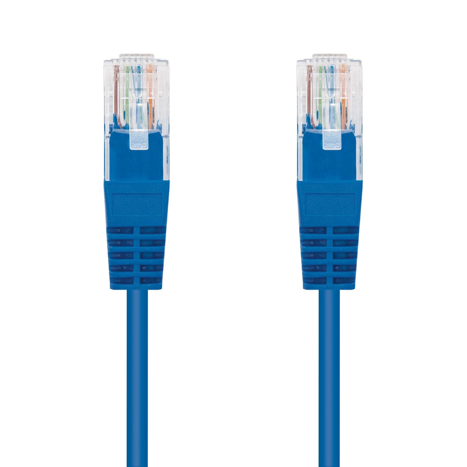 Cat.6 UTP Ethernet Patch Cable - AWG24 Gauge Blue - 0.5m Length - Ideal for Home and Office Network Connections