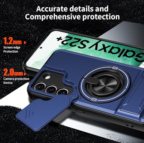 Coque Samsung S22 Plus antichoc évite les bris d'écran et chutes de l'objectif