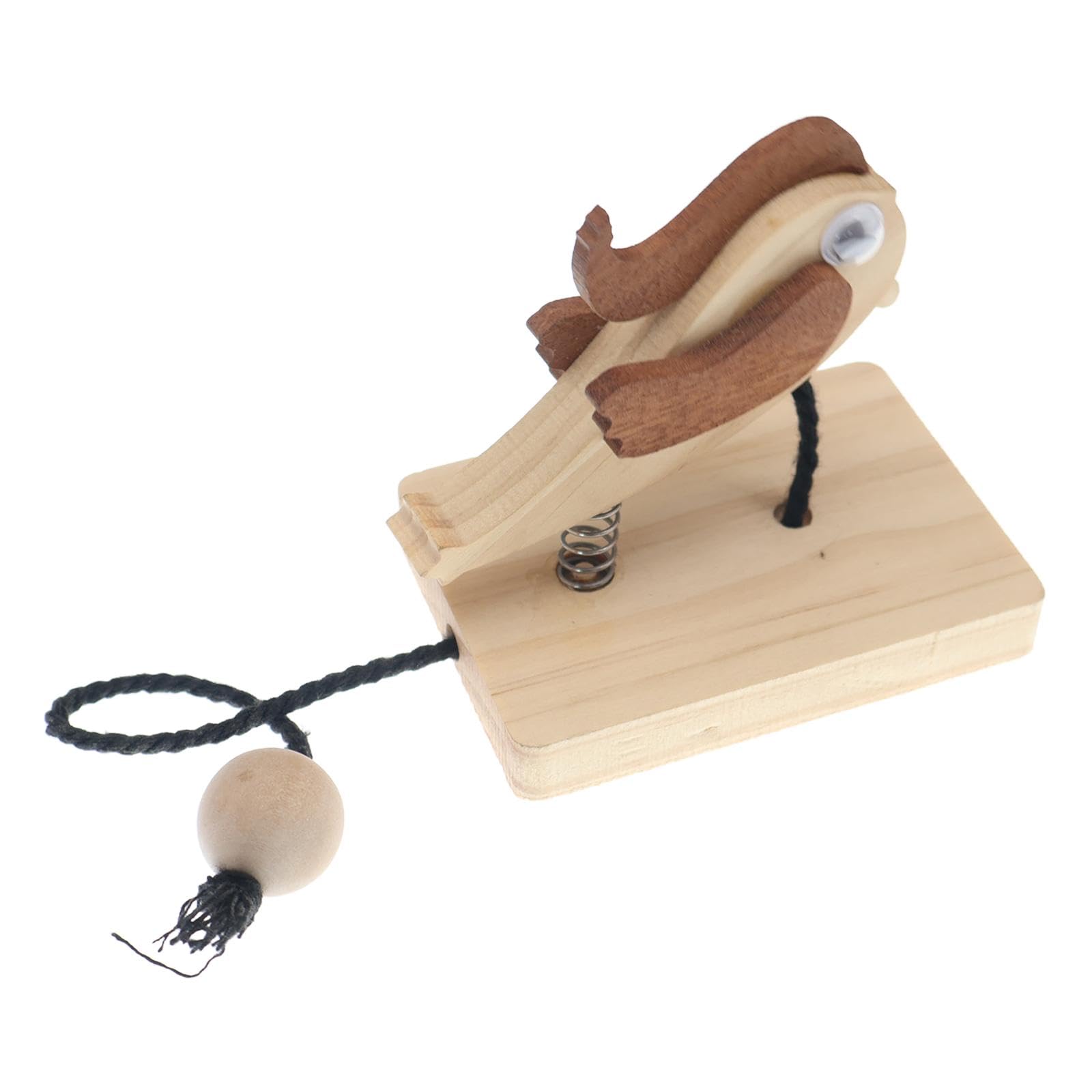 ATORSE Woodpecker Door Bell Wooden Home Cafe Shop Barn Bird Door Knocker Front Door-image-40
