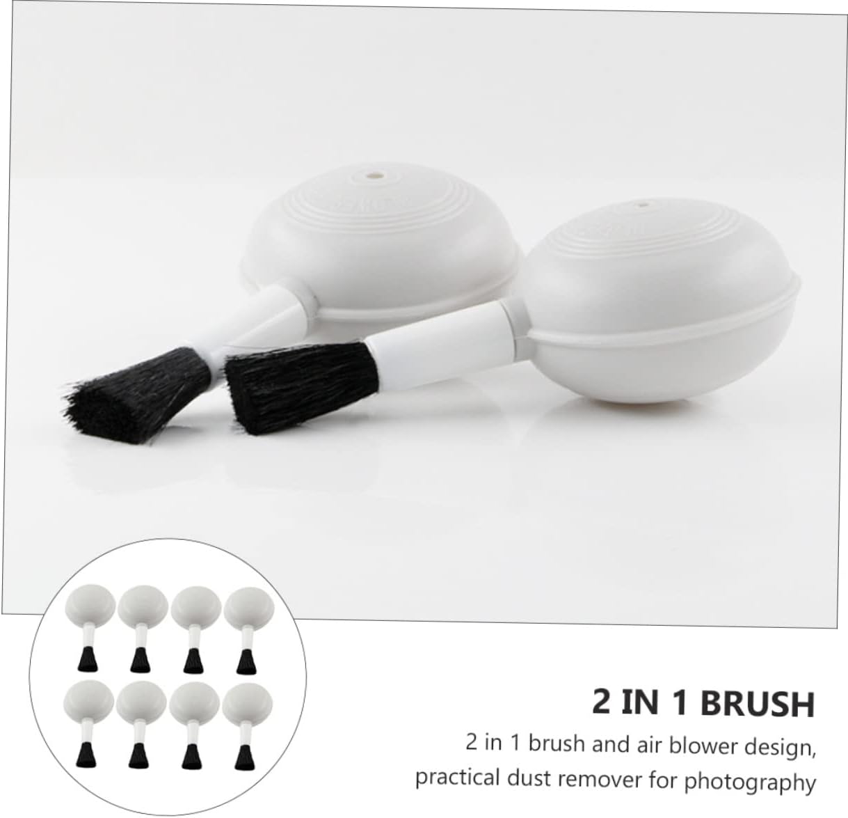 8pcs Air Blower Brush Professional Cleaning Tool for Lenses Cameras Electronics