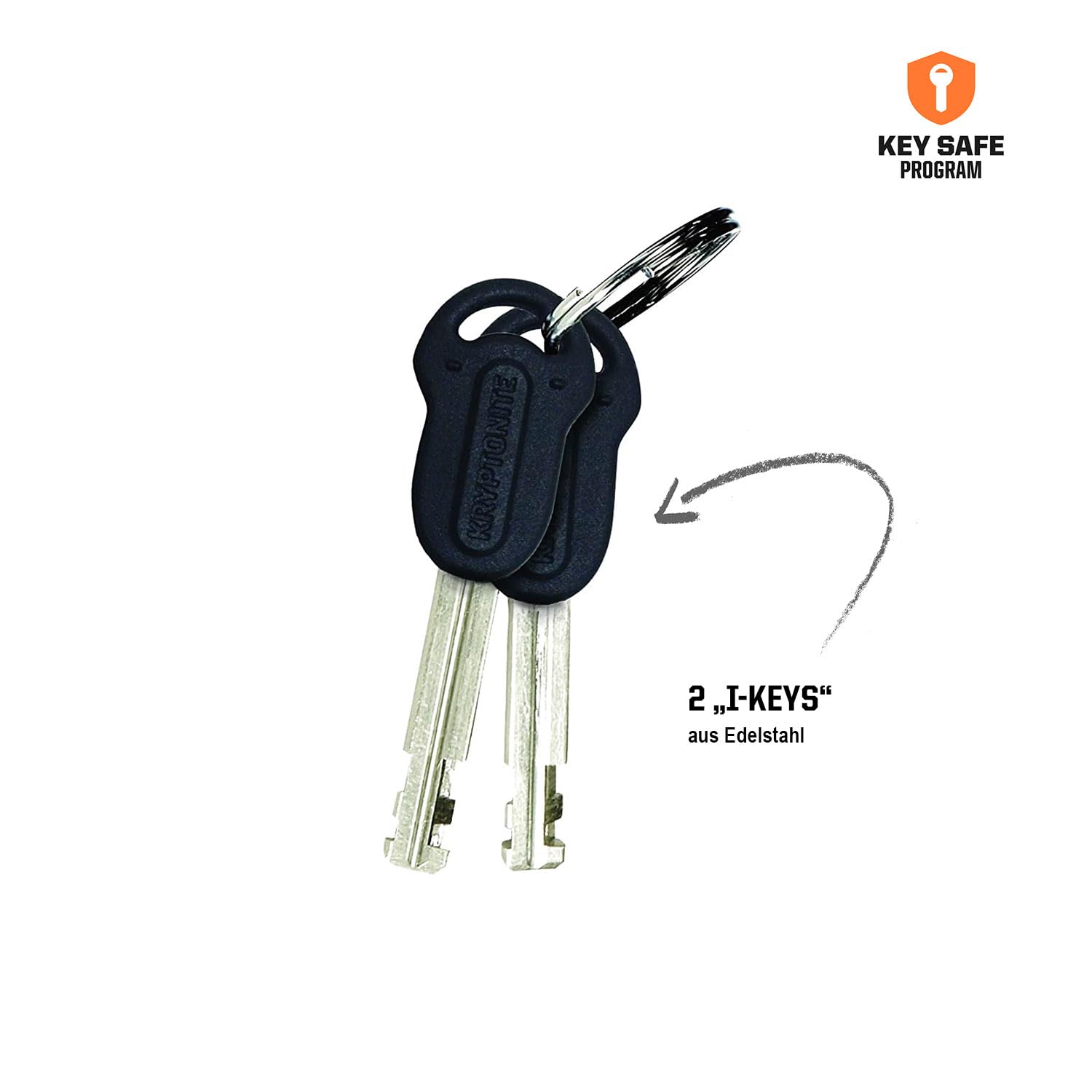 Kryptonite Keeper Standard Bügelschloss aus gehärtetem Stahl mit flexiblem Kabel und Vinylbeschichtung, Halterung, Sicherheitslevel 5/10, für Fahrräder, Gewicht 1,09 kg, 10,2 x 20,3 cm | Fahrradschlösser
