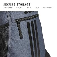 adidas Alliance Sackpack – Drawstring Backpack for Sports, Small Gym Bag, Twill Onix Grey/Black/3, OSFA — image 3