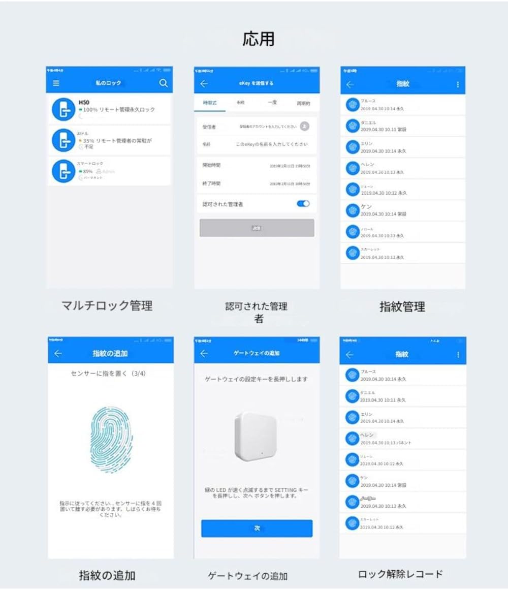 AZIEBAY スマートキーロックボックス｜指紋＆パスワード対応ワイヤレス収納｜Wi-Fi・Bluetooth連携｜不動産業者・屋外