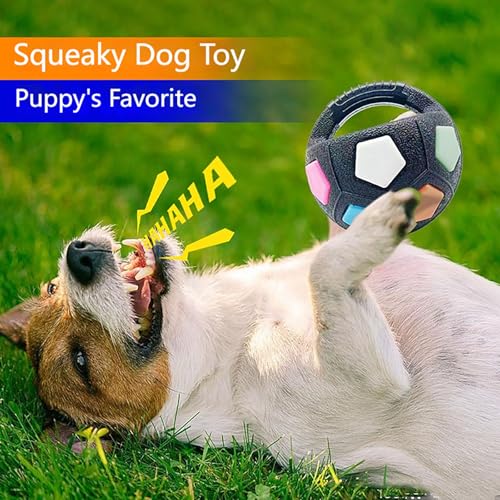 Qosigote Anti-Stress-Ball, The Mellow Dog Calming Ball, Interaktiver Bissfest -Training, Weiche Gummizähne Reiniger, Lustige Haustier -Übungsausrüstung | Engagiertes Kauspielzeug (A)
