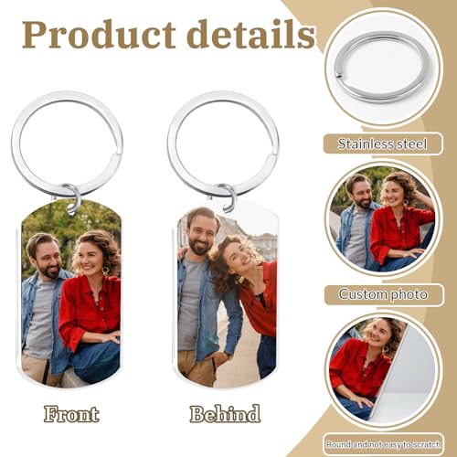 Pikvik CUSTOM KEYCHAIN-1 Personalized Keychain,Custom Keychain With Picture,Photo Keychain,Customizable Keychain,Custom Keychain For Boyfriend,Customized Personalized Gifts thumb #2