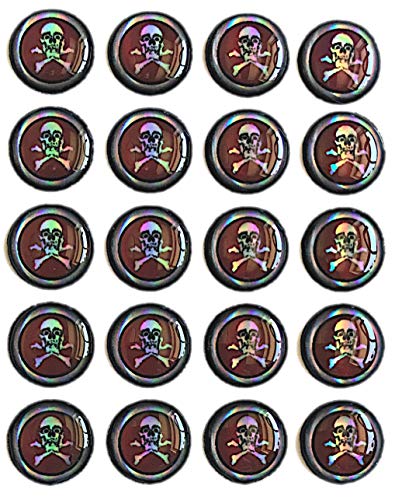 Brule 3-D Epoxy Fish Eyes (JollyRouge, 10mm)