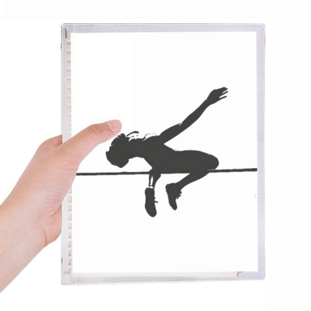 Carnet de notes à spirale EPS rechargeable A5 couverture noire
