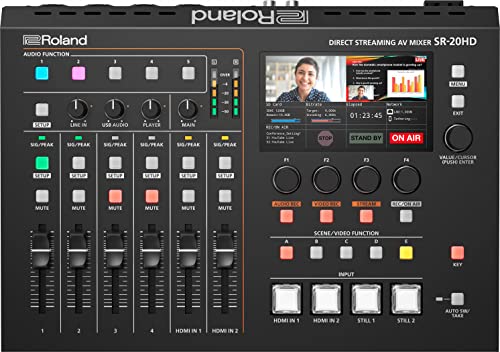 配信機器・PA機器・レコーディング機器 5150 Amazon | Roland ローランド SR-20HD ストリーミング AVミキサー
