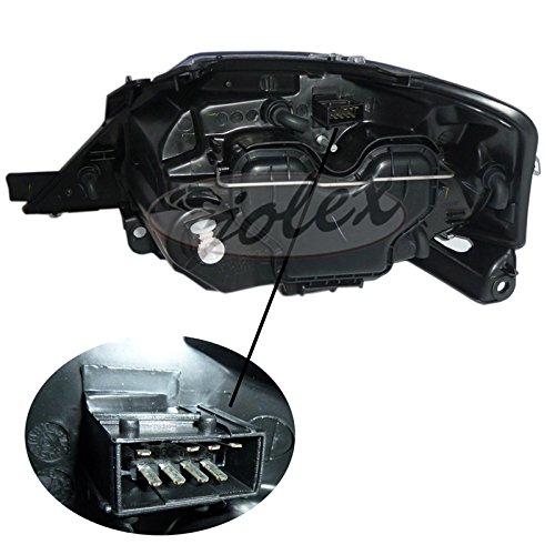Faro fanale faro anteriore H1 H7 con motore di regolazione manuale del motore destro + sinistro Kit Set Coppia