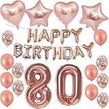 Globos de alta calidad: estos globos de látex y aluminio son fuertes y duraderos y soportan helio o aire, pero los globos de cumpleaños no soportan helio. Todos los globos se entregan planos, por favor, utilice su propia bomba para globos.
