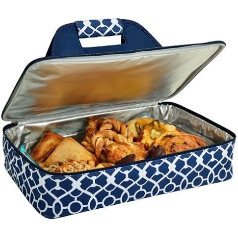 Picnic at Ascot Original Insulated Thermal Food & Casserole Carrier- keeps Food Hot or Cold- Fits 15" x 10" Casserole Dish- Designed & Quality Approved in the USA Cover