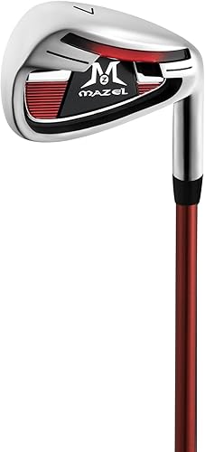 Miniatura 23 de MAZEL Hierro de golf individual 1,2,3,4,5,6,7,8,9, Hierro de golf con ejes de acero para golfistas diestros