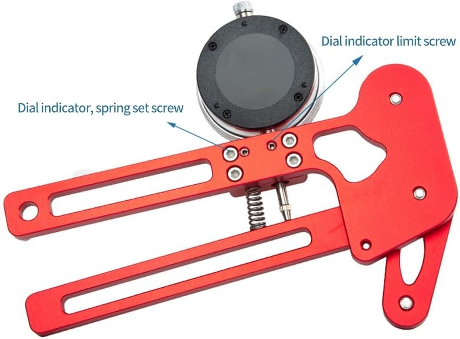 Spoke Tension Meter, Wheel Manufacturing Tool Mechanical/Electronic Tension Watch Suitable For 26 inches 27.5 inches 700C 29 inches(Red electronic watch)