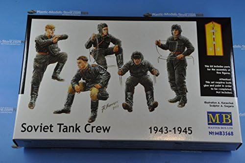 Master Box Soviet Tank Crew, 1943-1945 5 Figures 1/35 3568