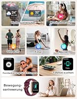 Smartwatch mit Telefonfunktion,Smartwatch für Damen Herren 1.85'' HD Screen – Ansicht 7
