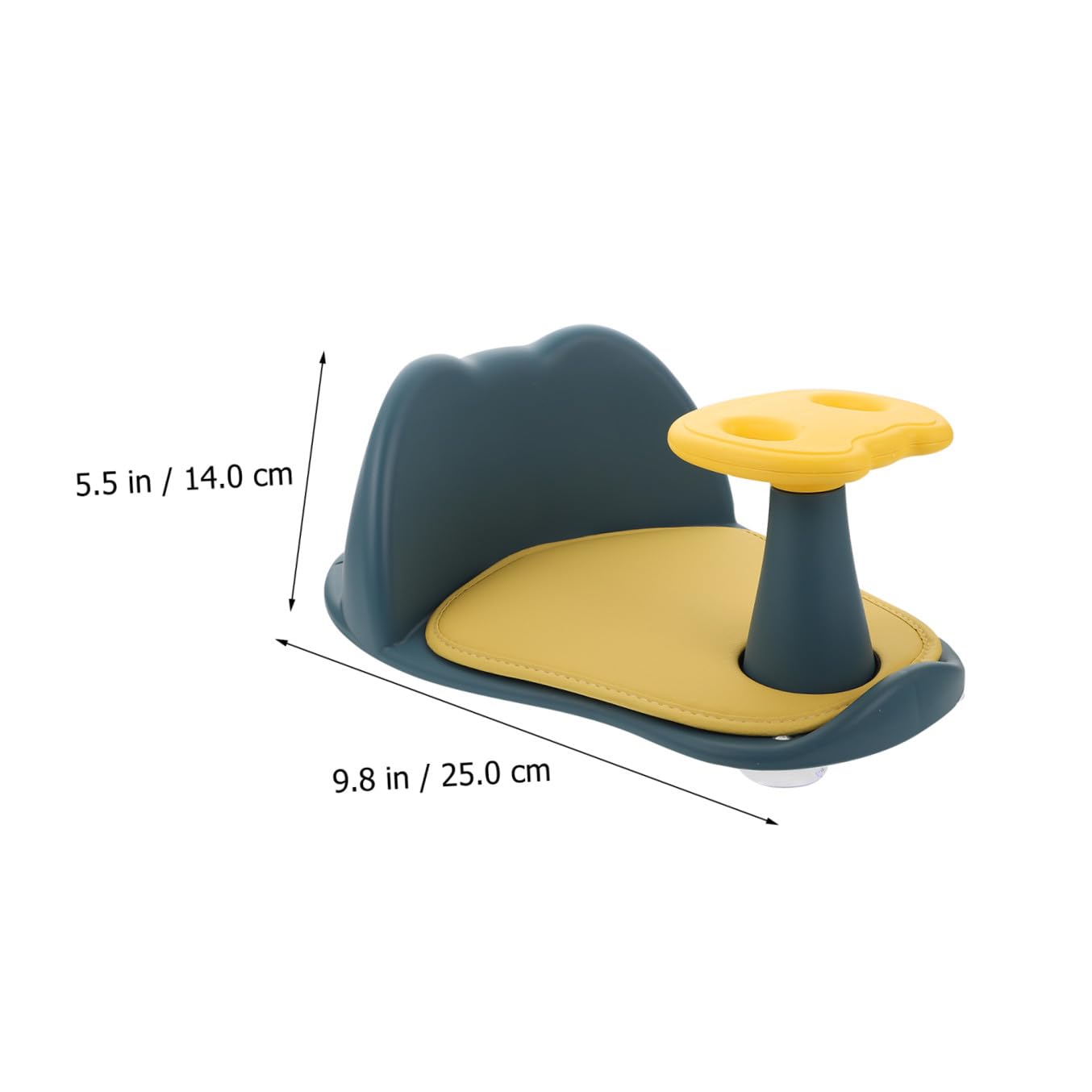 1 pieza Silla de Baño Antideslizante para de Baño para Recién Nacidos con Ventosas para Hogar y Seguridad el Agua Azul