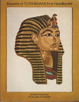 Paperback Treasures of Tutankhamun in Needlepoint Book