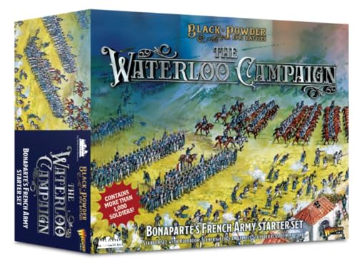 Warlord Black Powder Epic Battles Waterloo: Bonaparte's French Army War Game - Role Playing Strategy Board Games for Adults, Table Top 19th Century Strategic Wargaming Kit - Tabletop Military History