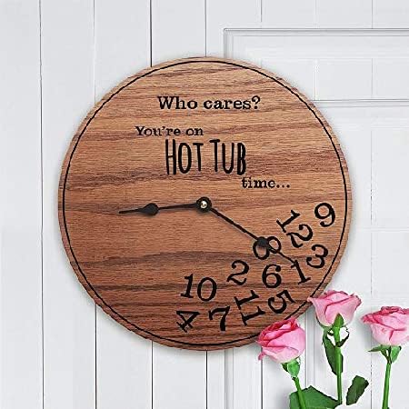 Funny Wall Clock Personalized Fun Clock Silent Non Wood Clock Battery Powered 12 Inch Round Clock Modern Home for Bedroom Living Room Office Kitchen