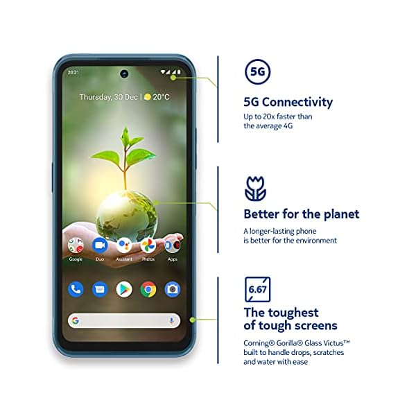 Nokia-XR20-5G-Android-11-Unlocked-Smartphone-Dual-SIM-US-Version-6128GB-667-Inch-Screen-48MP-Dual-Camera-Polar-Night Nokia XR20 5G | Android 11 | Unlocked Smartphone | Dual SIM | US Version | 6/128GB | 6.67-Inch Screen | 48MP Dual Camera | Polar Night,Blue