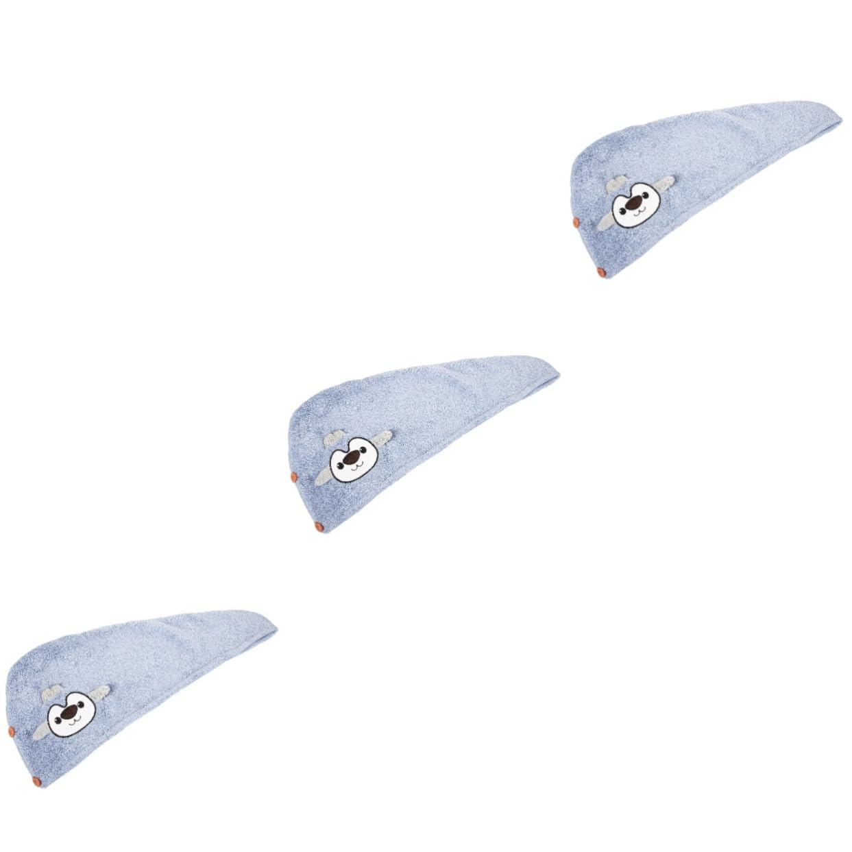 PACKOVE 3pezzi Asciugamano Turbante Microfibra Assorbente Per Design Carino e Morbido Asciugatura Rapida Per Uso Domestico e Viaggio Accessorio Per Mamme