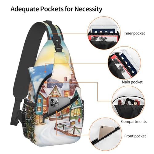 Bolso cruzado tipo mochila pequeño para mujer y hombre miniatura 3