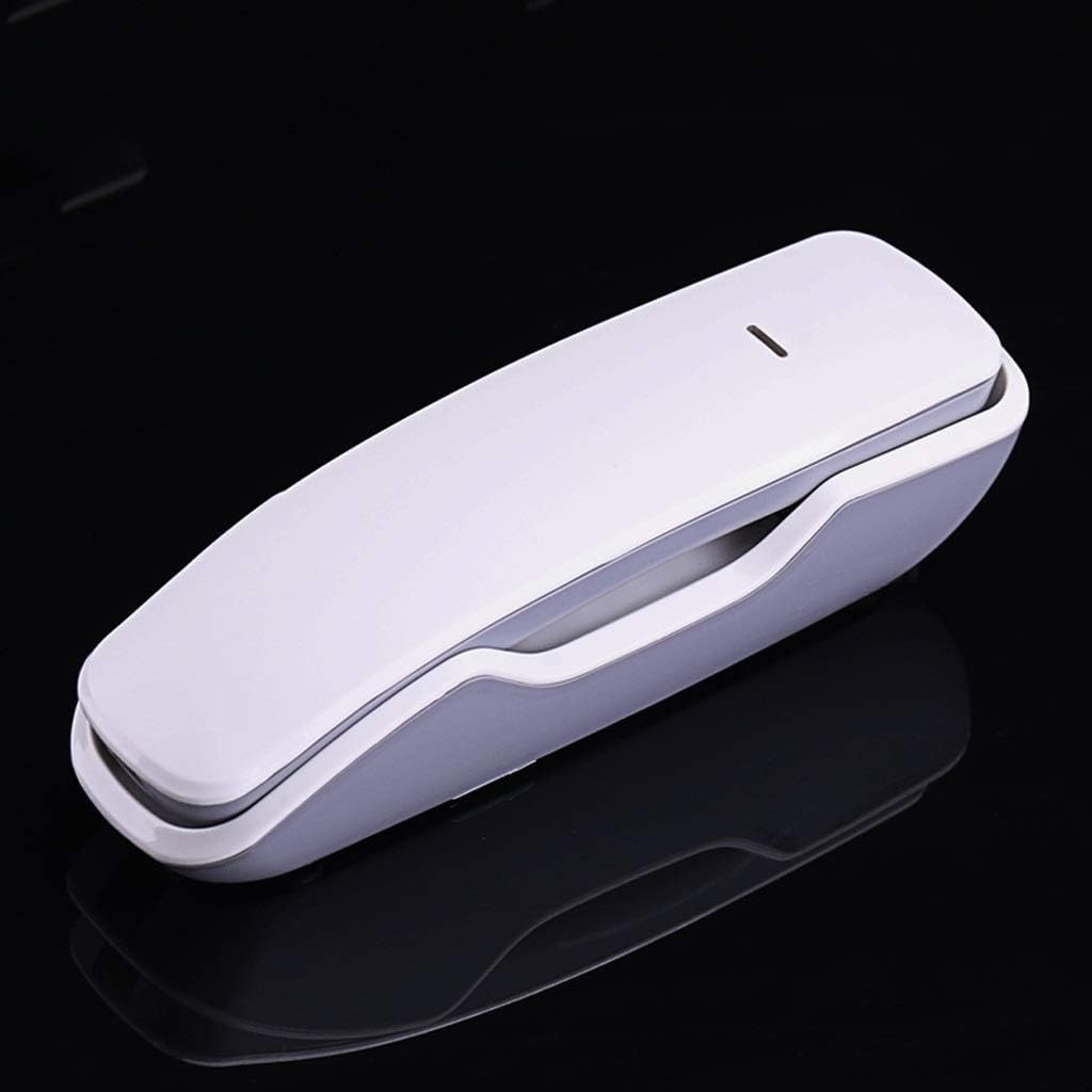 Corded Phone - Phones - Retro Novelty Telephone - Mini Caller ID Telephone, Wall-Mounted Telephone Fixed Telephone Home Office landline Telephone (Color : A) (C)