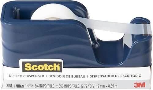 Scotch Dispensador de cinta ondulada, ideal para envolver regalos, incluye rollo de cinta de 34 x 350 pulgadas (C20-WAVE-MI)