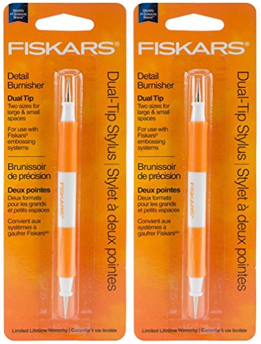 [2-Pack] - Fiskars Dual-Tip Stylus Embossing Tool (5606F)