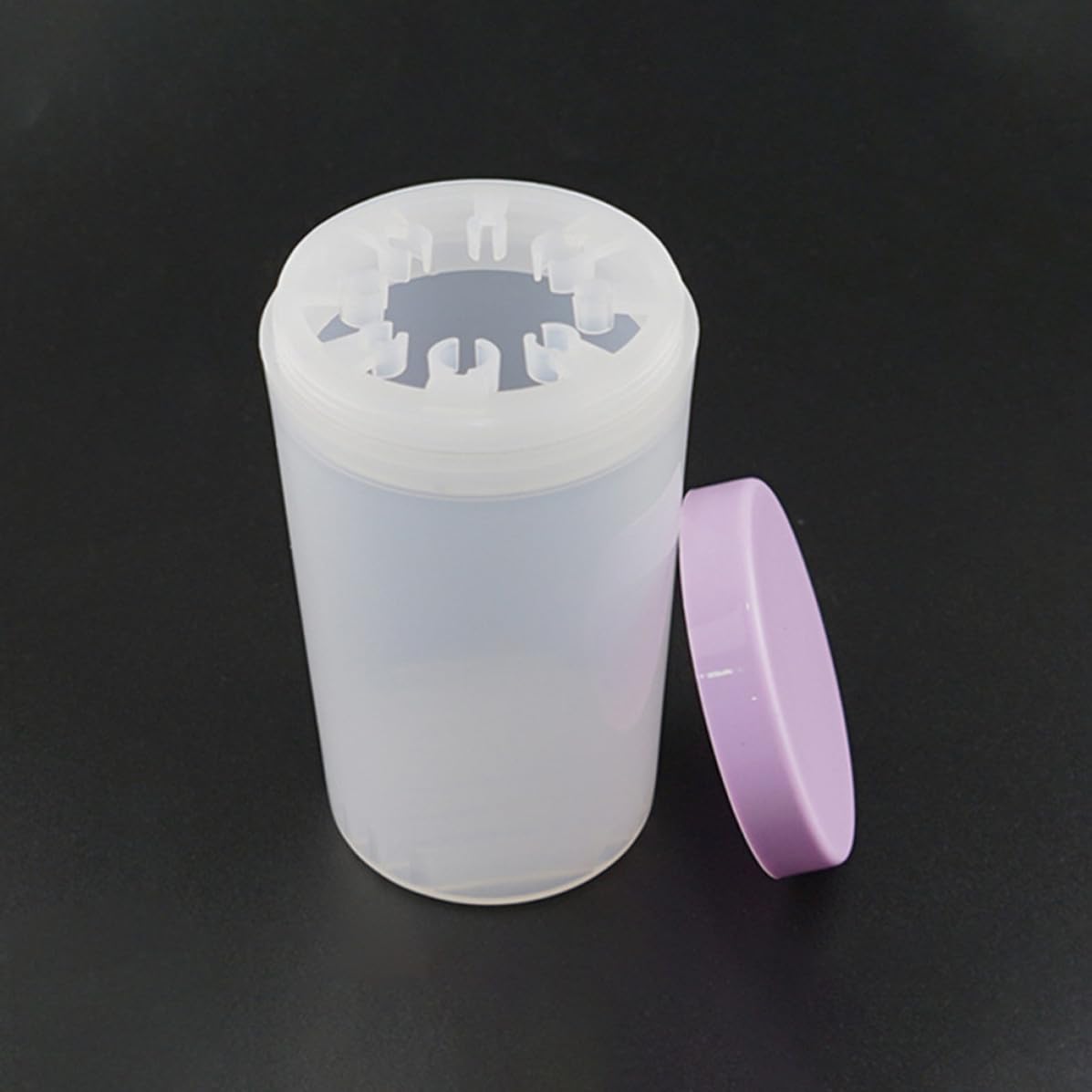 3pcs Nail Brush Wash Cup Holder for Gel Brush Cleaning