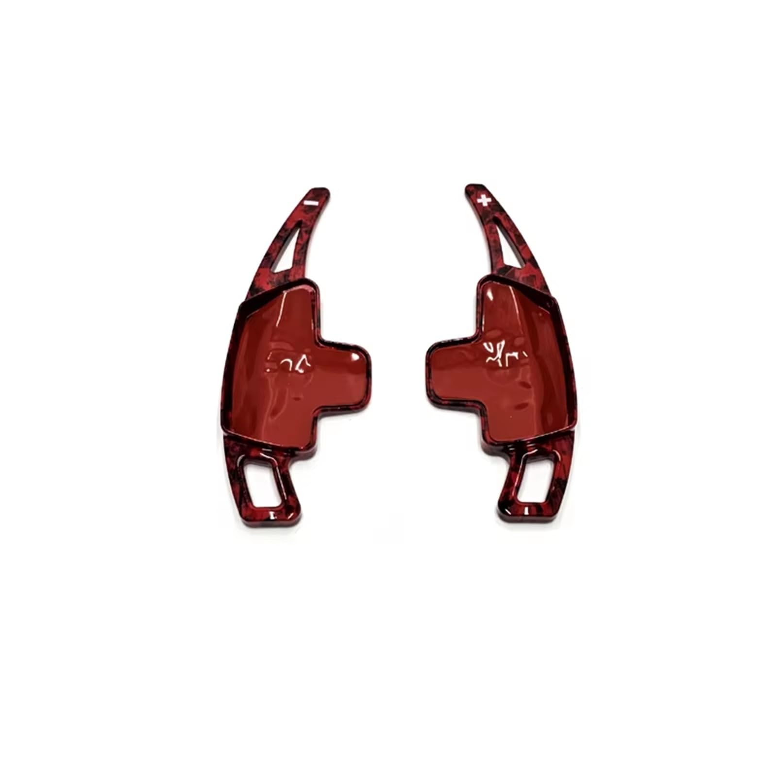 Orxadagwc Forged Red Compatible With Benz A Class W176 W177 2016 2017 2018 2019 2020 B Class C Class W205 2015 2016 2017 2018 2019 2020 Abs Steering Wheel Shift Paddle Paddle Shifter Extension(Forged Red)