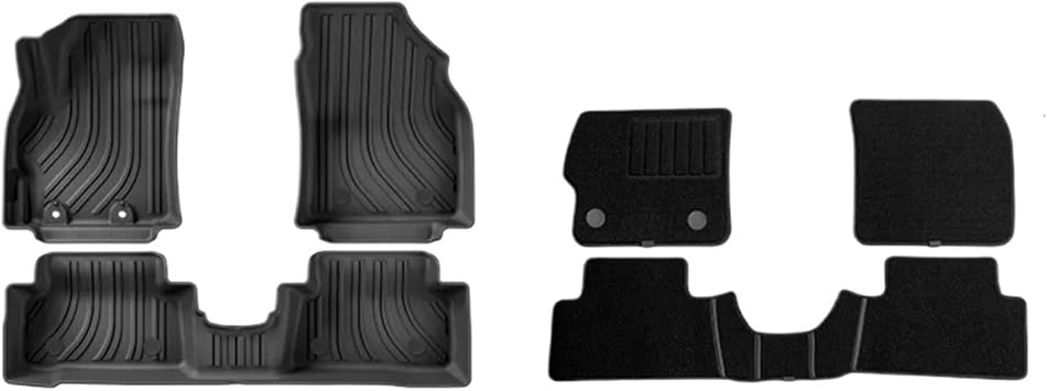 Car Floor Mats Compatible for Toyota Yaris Cross 2022 2023 2024,TPE 3D Car Mats Waterproof Non-Slip Interior AccessoriesHybridBlanket 6pcs