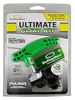 SOFTSPIKES Ultimate Cleat Kit 3.0 Pulsar Stollen-Set, Unisex, Erwachsene, durchscheinend grau, schnell eindrehbar, Golf-Stollen, Grau, Einheitsgröße US