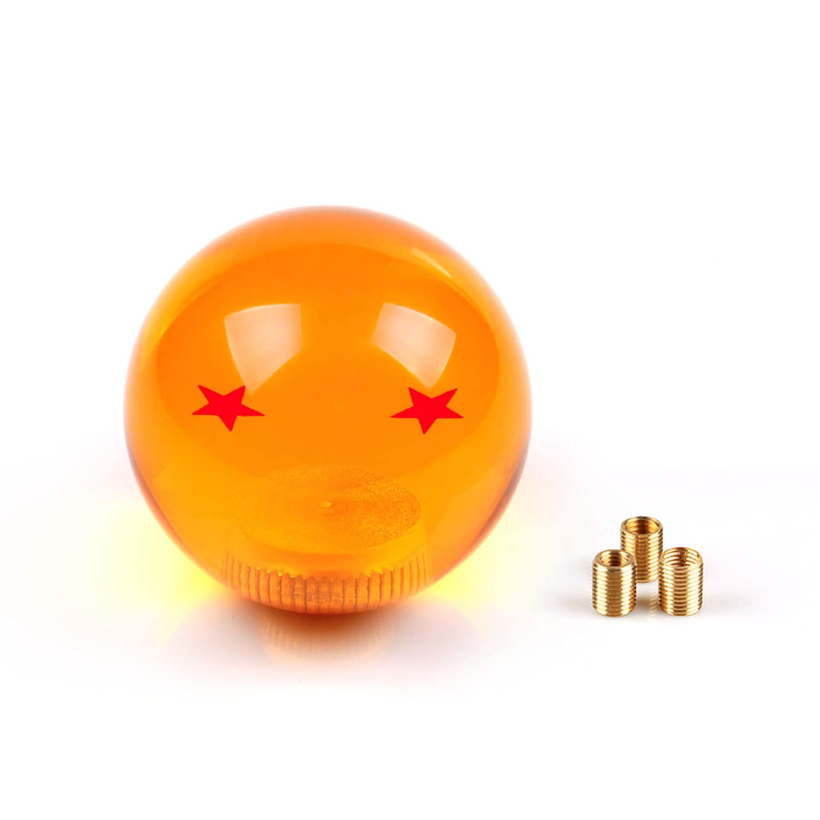 muge racing Dragon Ball Z Star Manual Stick Shift Knob with Adapters Fits Most Cars (2 Star)
