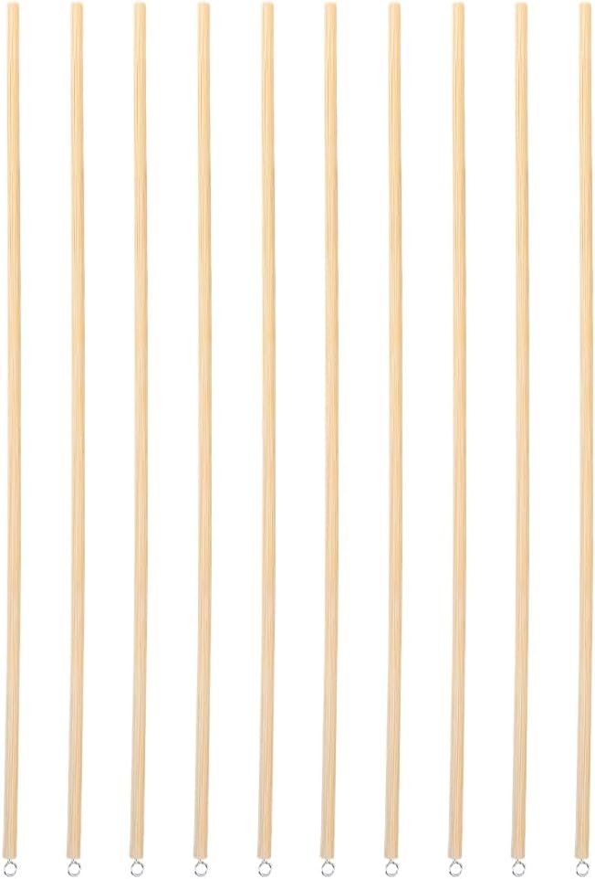 Mobestech Hand Puppet Control Sticks 10Pcs Wooden Manipulation Rods for Shadow Puppets DIY Crafting Stable Support for Smooth Puppet Movement