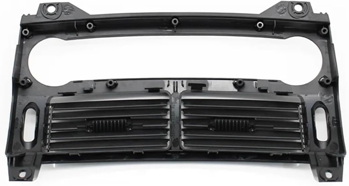 Car Front Dashboard Middle AC Vent Air Vent Grille Panel Cover, Compatible For Mercedes Benz E Class W211 E280 E350 E320 E63 2118301854(Drak Gray)