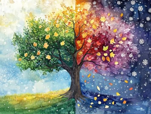 Pintar con numeros adultos kit completo de pintura acrilica DIY de 50x70cm J0-1210