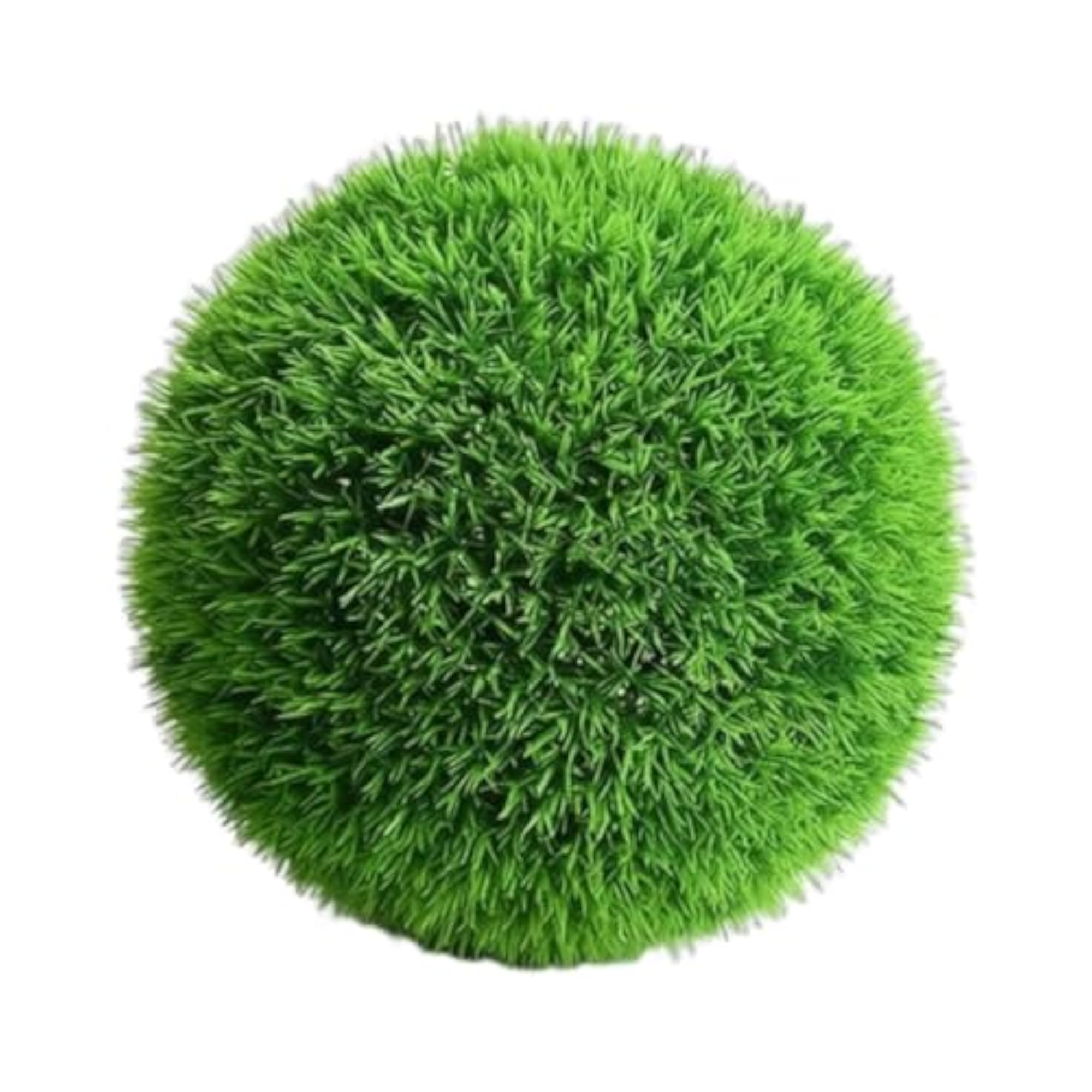 Artificial Plant Topiary Ball, Dark Green Home Decor