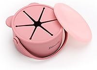 Vista 13 de Vasos de aperitivos para niños pequeños, recipientes de aperitivos para bebés, tazas de silicona para bocadillos para niños pequeños, sin derrames