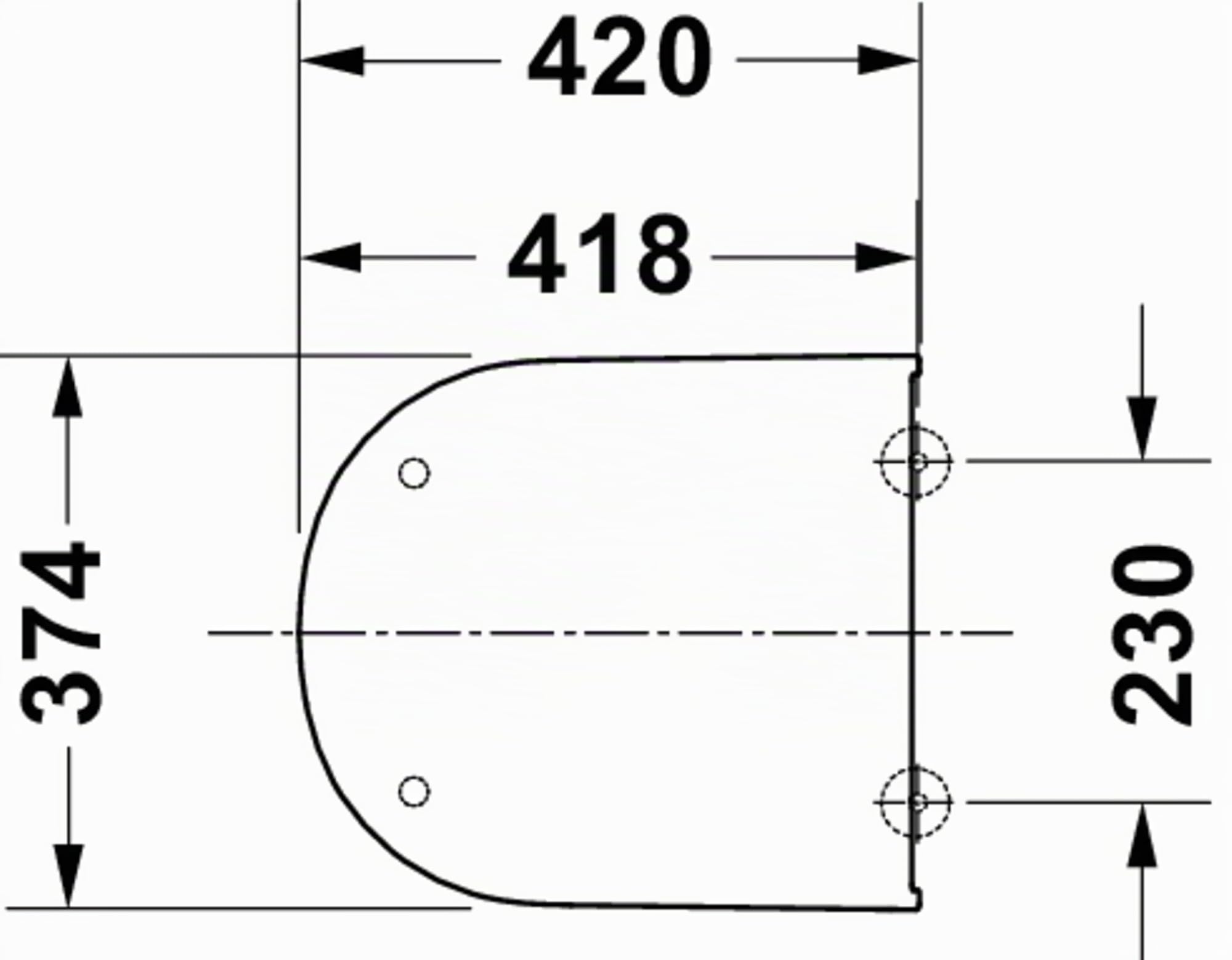Duravit D-Code WC-Sitz mit Absenkautomatik Kompakt - WC-Sitz aus Duroplast, D-Form, Soft-Close, Edelstahl-Scharniere, weiß Hochglanz, Passend für Duravit D-Code Serie