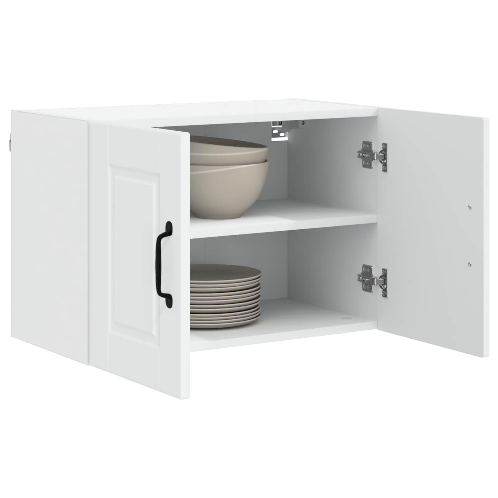 vidaXL Wall Cabinet PORTO White 60 x 31 x 40 cm Engineered Wood