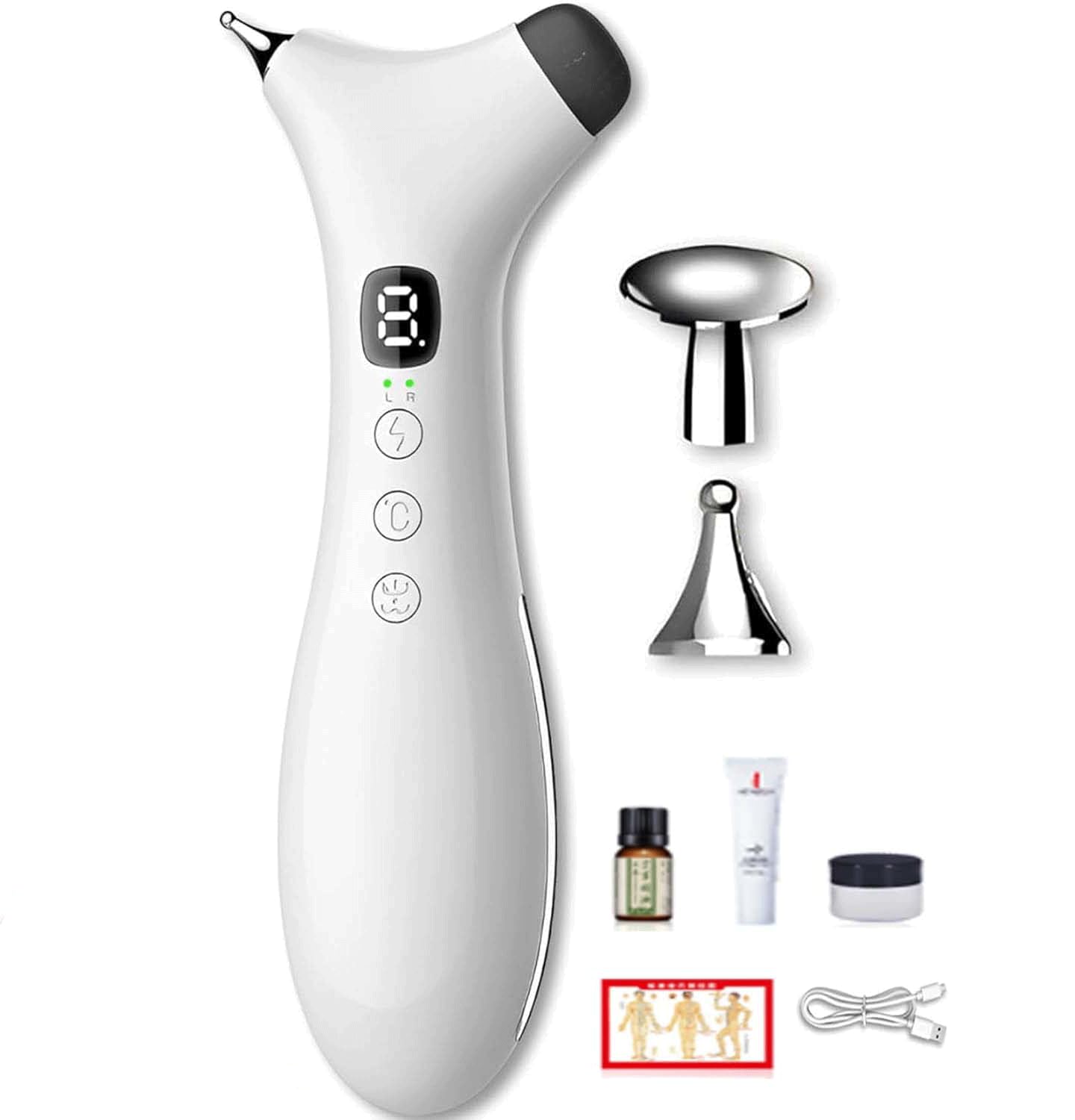 Rezuri - 4-in-1 Jaw Massager,TMJ Relief Device,Rezuri TMJ Massager,Massaggiatore Viso Elettrico,Massaggiatore Viso Lifting a 9 Modalità,Massaggiatores Face Lifting,Massaggiatore Facciale del Collo